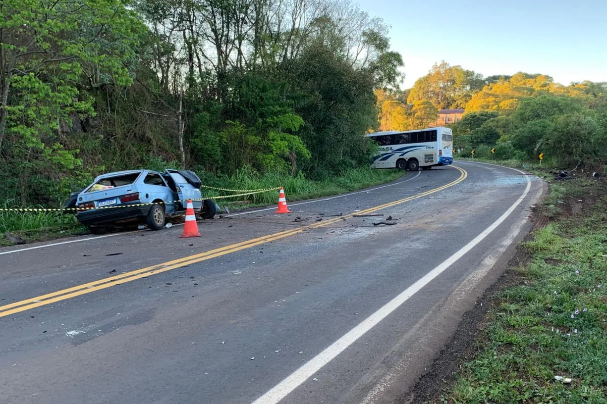 Tragédia na ERS-404: quatro jovens morrem em grave acidente em Rondinha (RS)