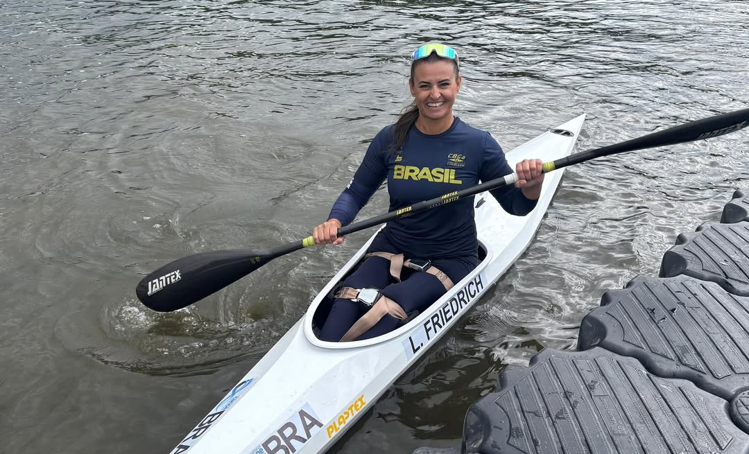 Na Polônia, são-borjense Leonice Friedrich brilha e fica em 4º na Copa do Mundo de Paracanoagem