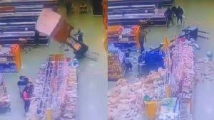 “Vivo com dor, com sequelas”: mulher atingida por 1,6 tonelada de leite condensado em mercado de Canoas relata drama após acidente