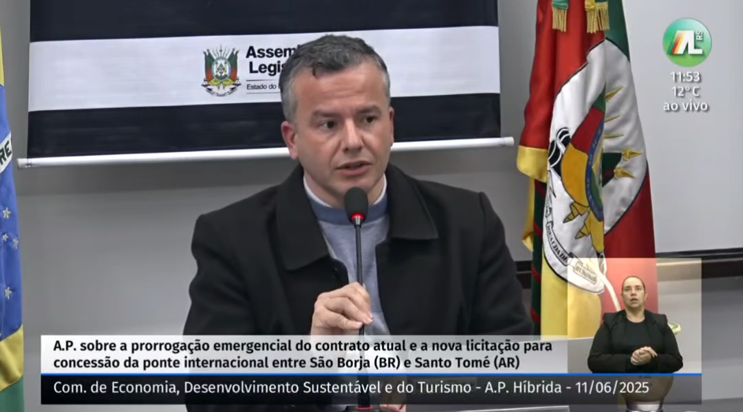 Deputado Tiago Cadó defende soluções emergenciais e cobra sensibilidade da Anvisa durante audiência sobre Ponte Internacional