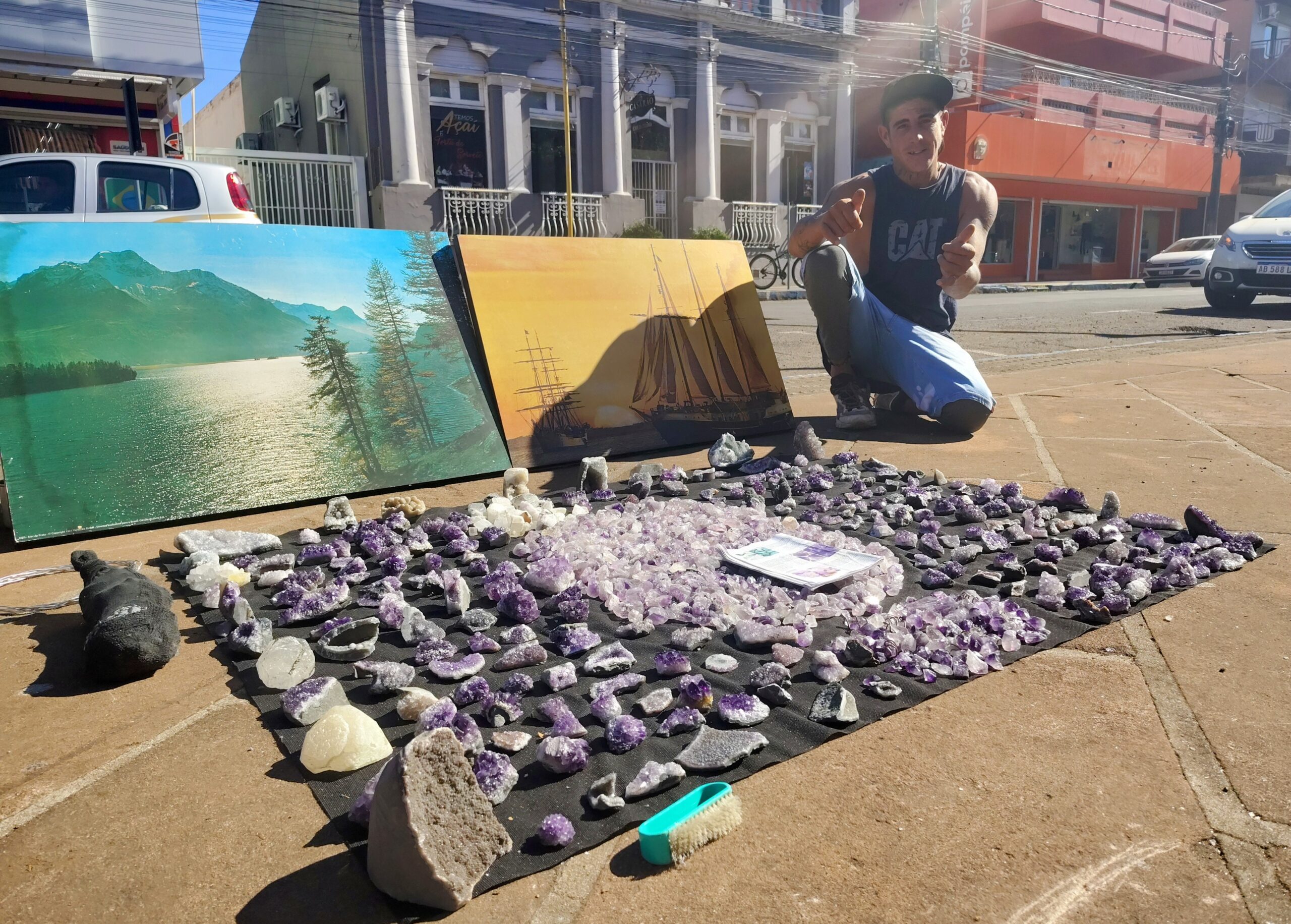 Um uruguaio em São Borja: Ezequiel Rodriguez e as ametistas que cruzam fronteiras