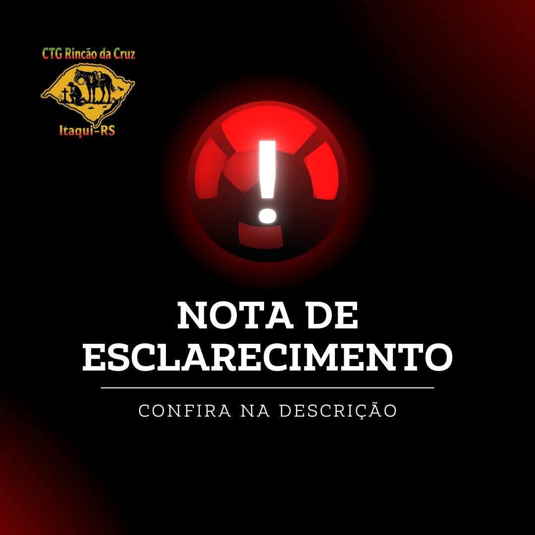 CTG Rincão da Cruz se manifesta sobre informações de suposto caso de discriminação