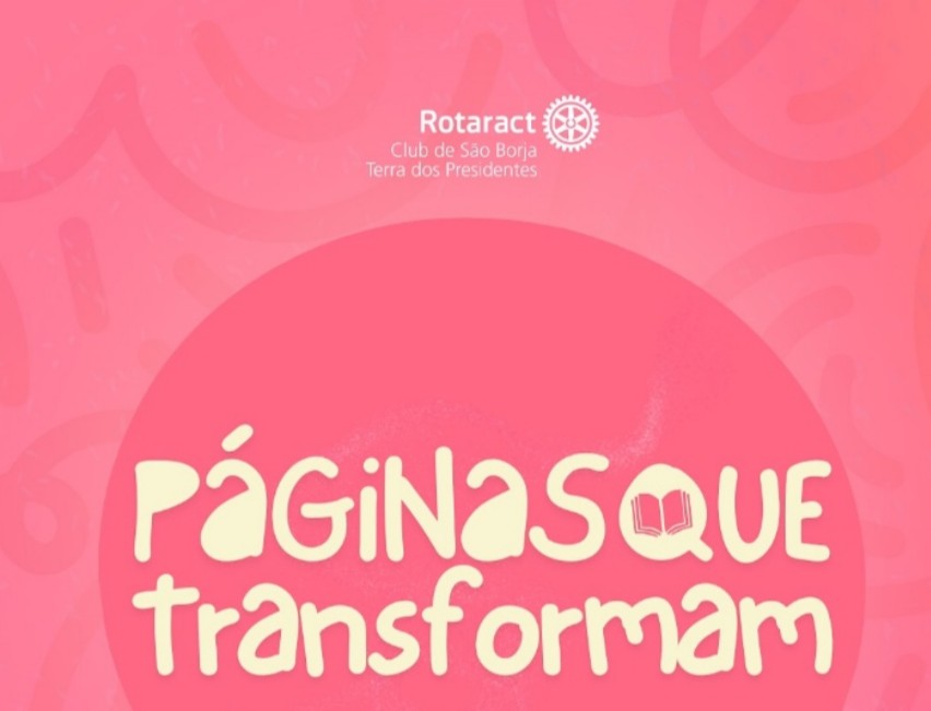 Rotaract Club de São Borja lança campanha de arrecadação de livros para a EMEF Cândida Vargas