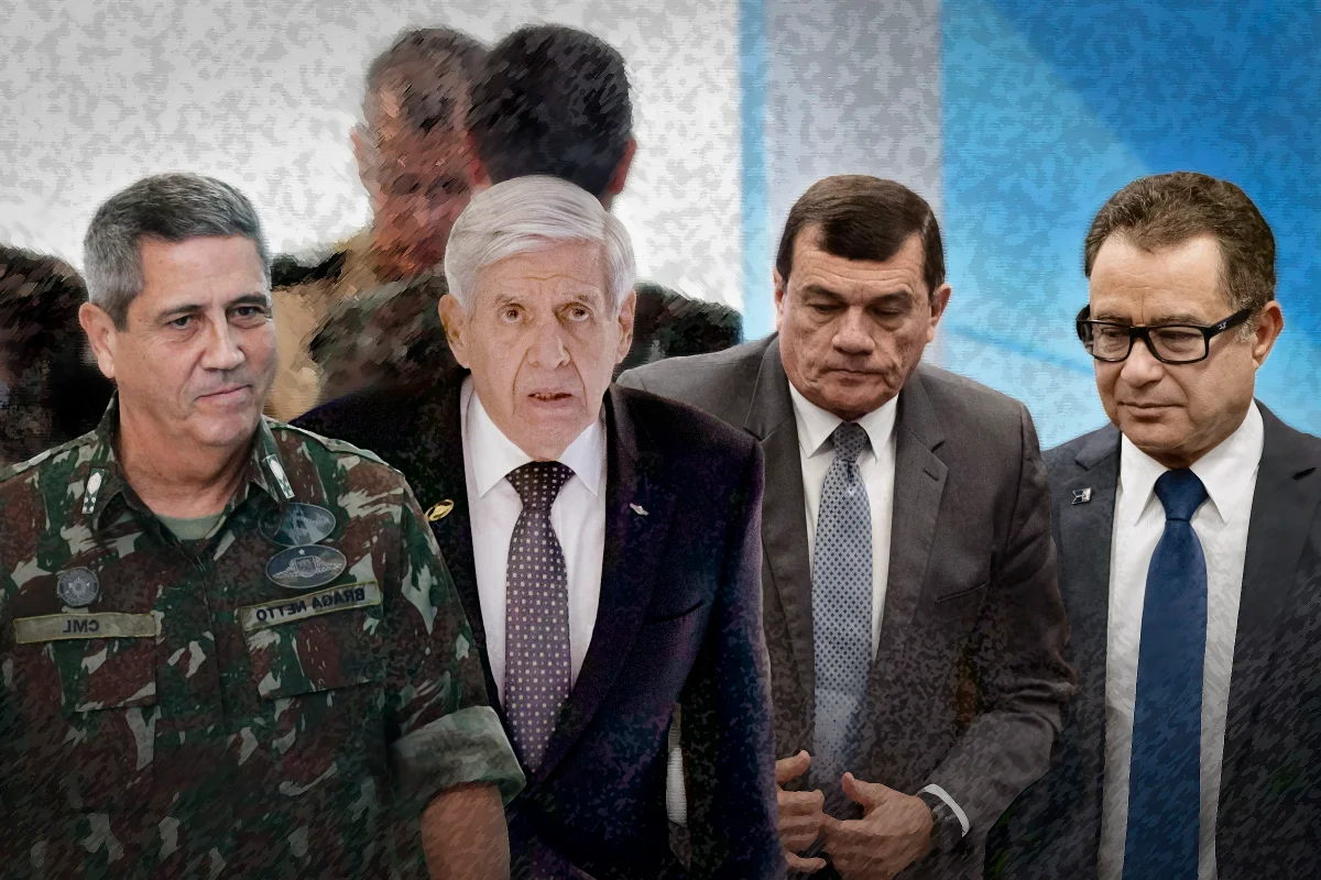 Condenados por golpe, generais seguem recebendo R$ 35 mil enquanto aguardam julgamento militar