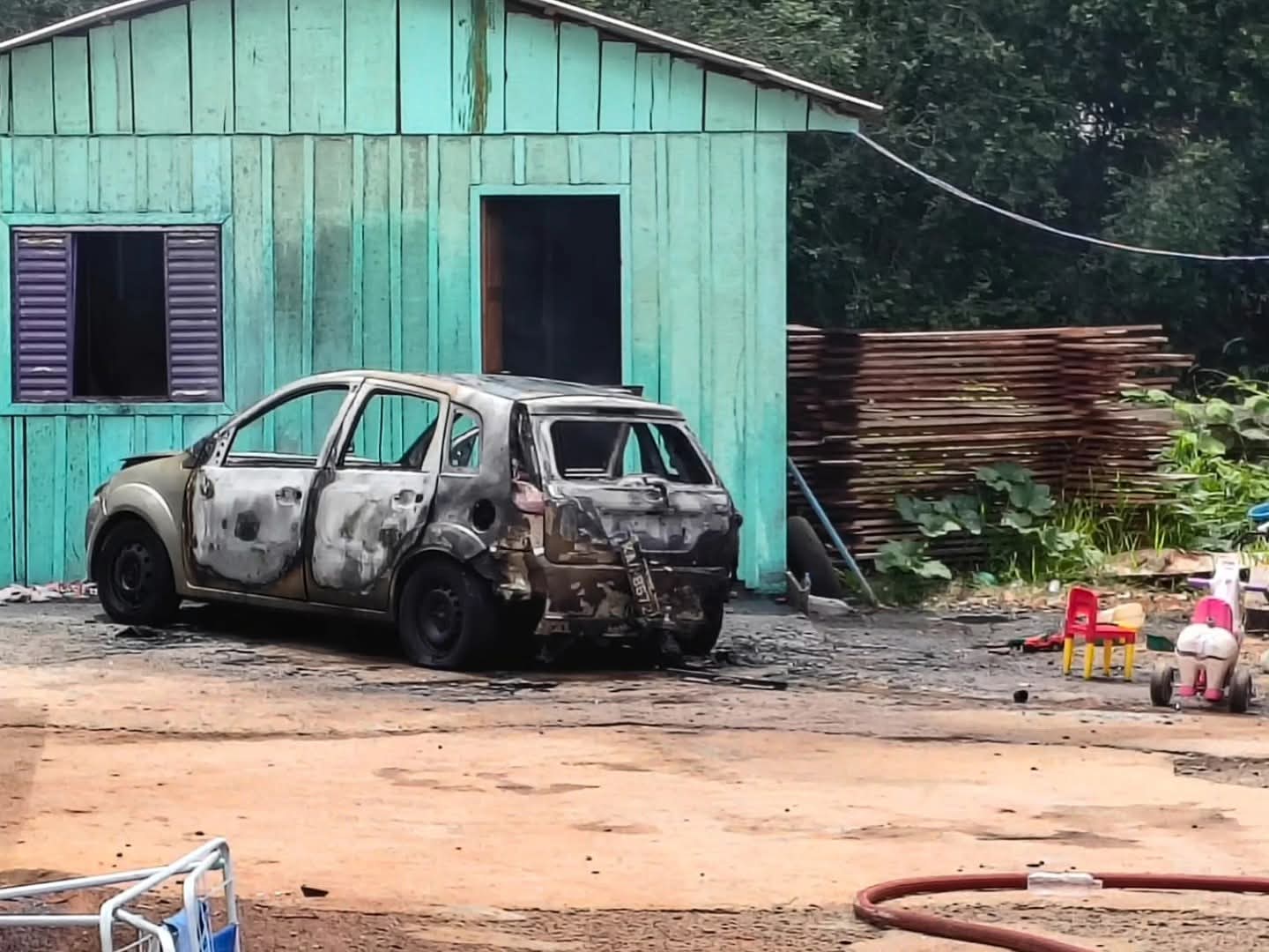 Criança de 8 anos morre após ser atingida por disparo durante briga entre vizinhos em Nonoai