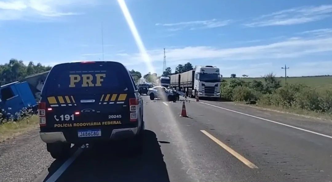 Acidente na BR-290 deixa duas vítimas fatais em Rosário do Sul