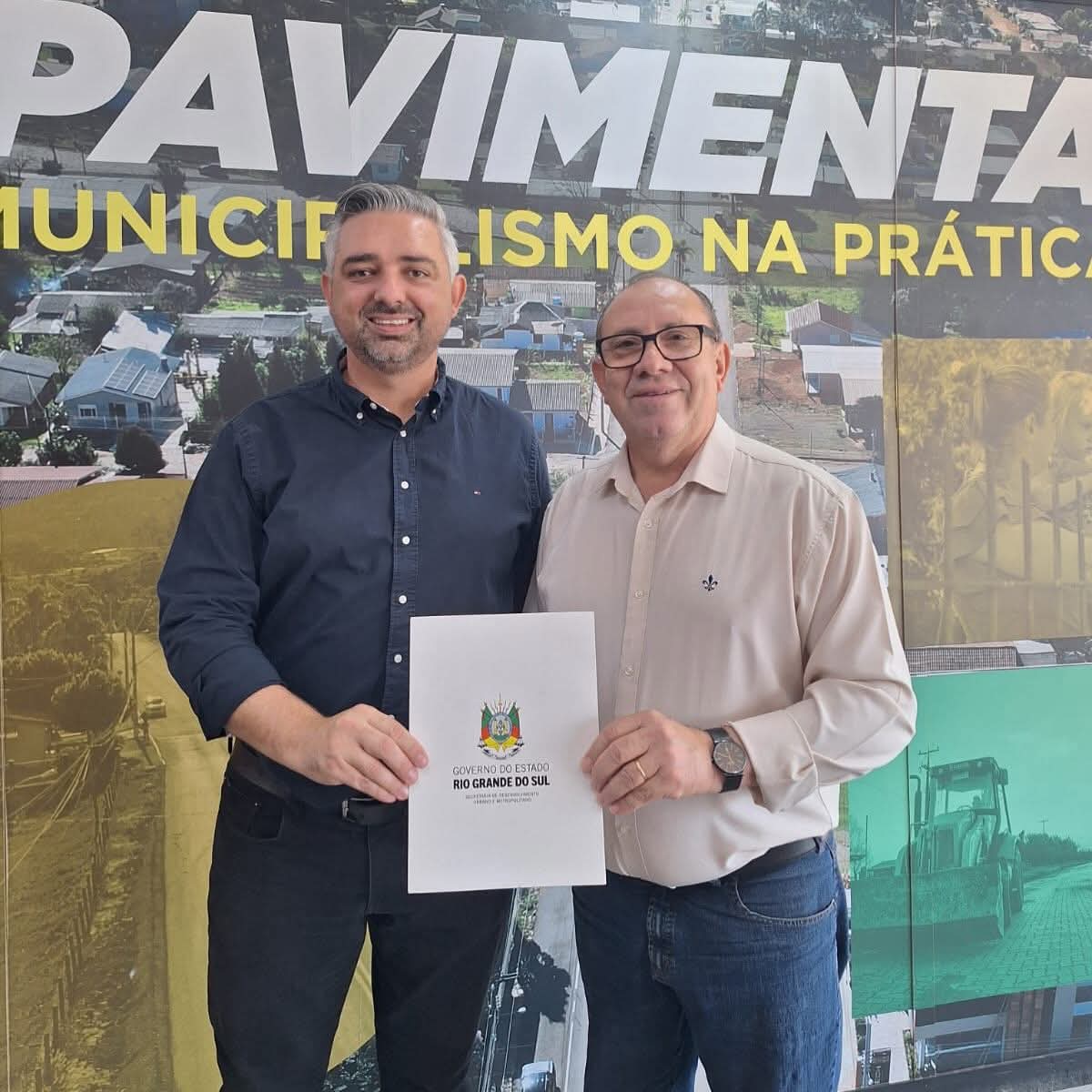 São Borja recebe mais de R$3 milhões para obras de pavimentação na avenida Ory Rey Dornelles