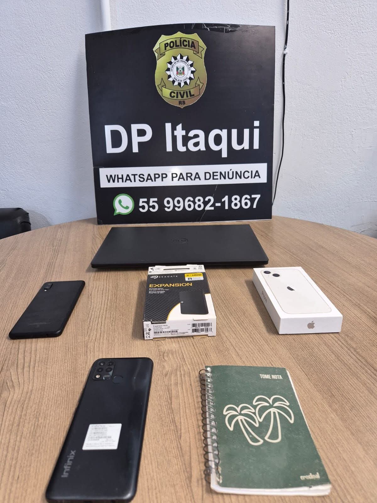 Servidor municipal é alvo de operação por suspeita de criar perfil falso do prefeito de Itaqui no WhatsApp