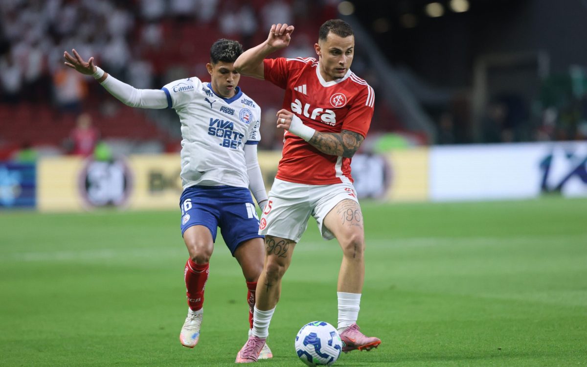 Inter cede empate nos acréscimos contra o Bahia e chega a cinco jogos sem vencer