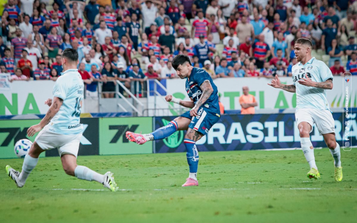 Grêmio fica só no empate com o Fortaleza e segue na parte de baixo da tabela
