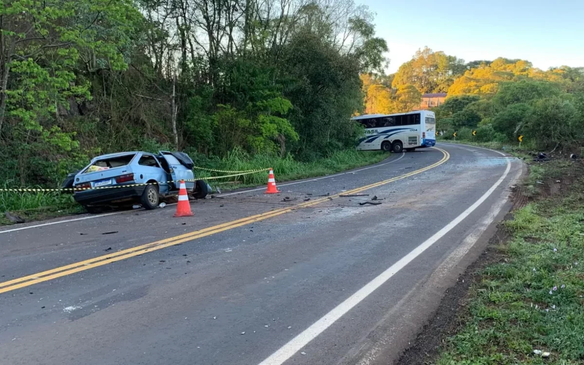 Tragédia na ERS-404: quatro jovens morrem em grave acidente em Rondinha (RS)