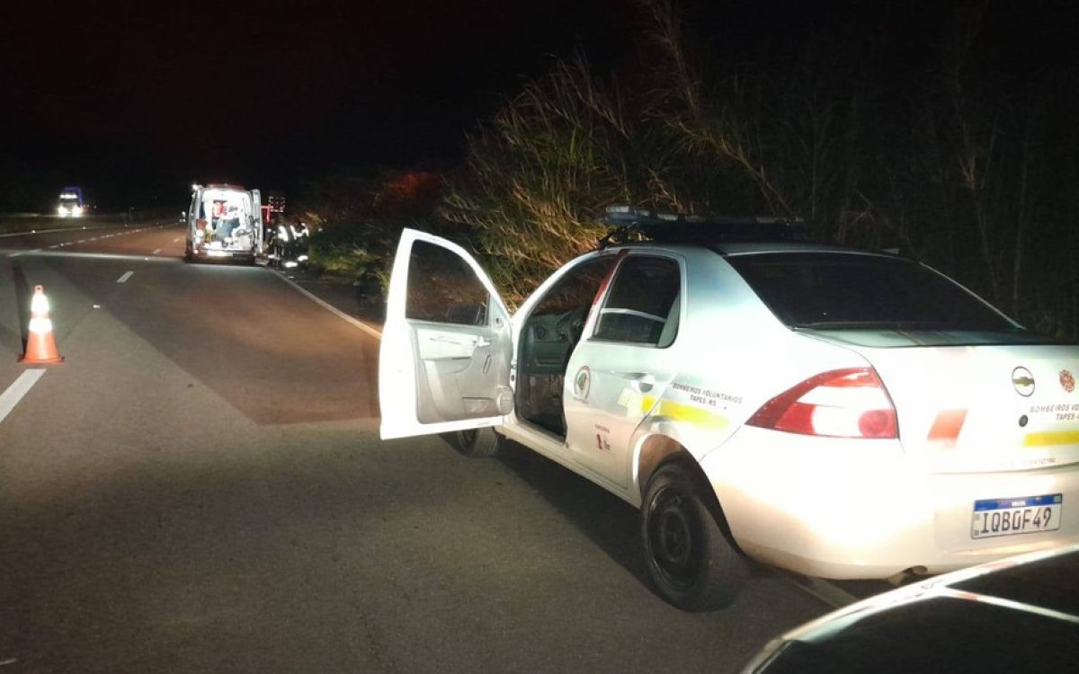 Mulher grávida e companheiro morrem atropelados por caminhão na BR-116