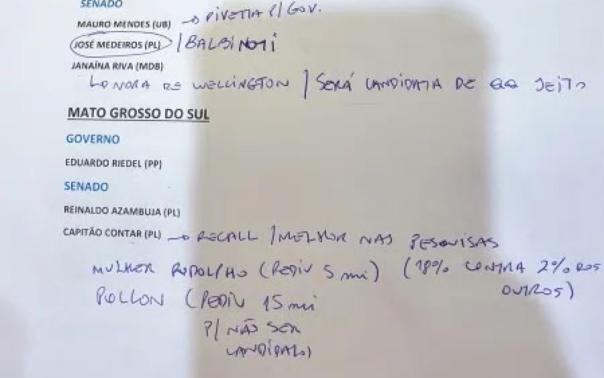 Deputado bolsonarista pediu R$ 15 milhões para não disputar a eleição? Anotação de Flávio expõe bastidores do PL