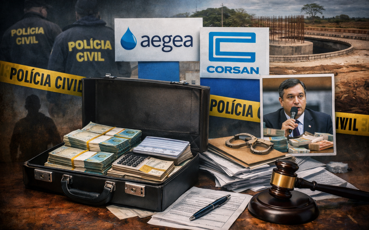 Aegea, empresa que comprou a Corsan, tem parte de acusações de propina confirmadas pela Polícia Civil
