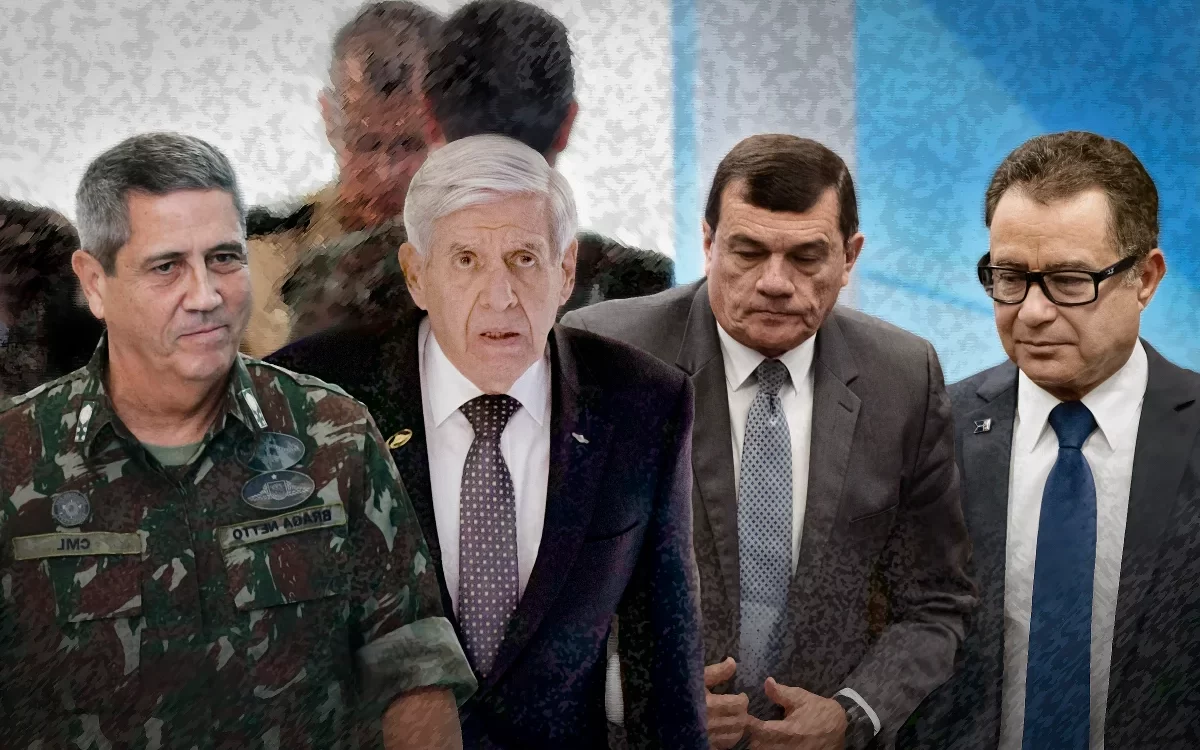 Condenados por golpe, generais seguem recebendo R$ 35 mil enquanto aguardam julgamento militar